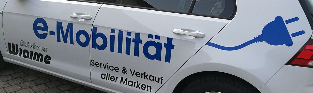 eGolf Elektromobilität Autohaus Wiaime